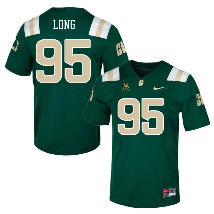 Charlotte 49ers #95 Bronson Long College Football Jerseys Stitched Sale-Green